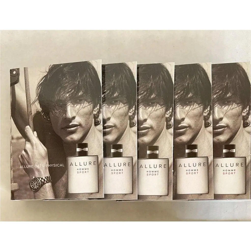 Chanel Allure Homme Sport Edt 0.05oz Sample Lot of 5 Men`s Fragrance Vintage
