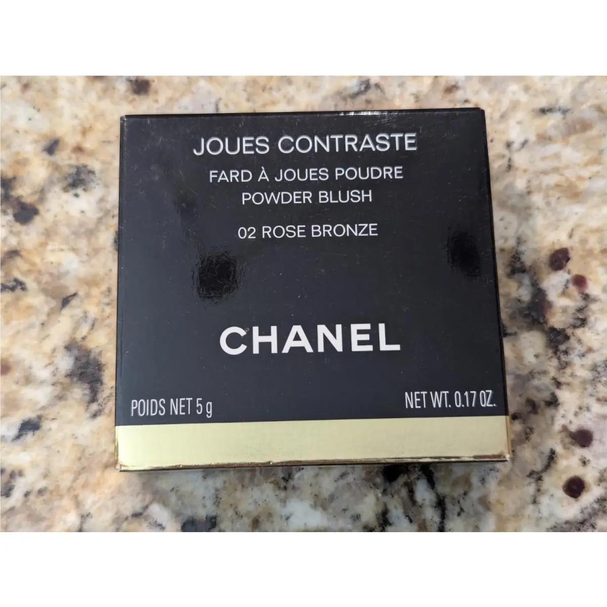 Chanel Joues Contraste Powder Blush 02 Rose Bronze 0.17 oz