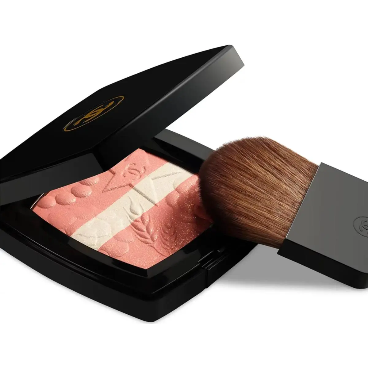 Les Signes DE Chanel Illuminating Powder Blush 998-PECHE Lumiere Limited Edition