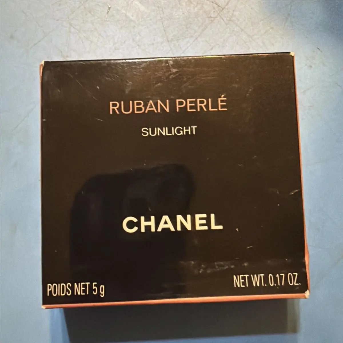 Vintage Chanel Ruban Perle Sunlight Highlighter Powder Box 1