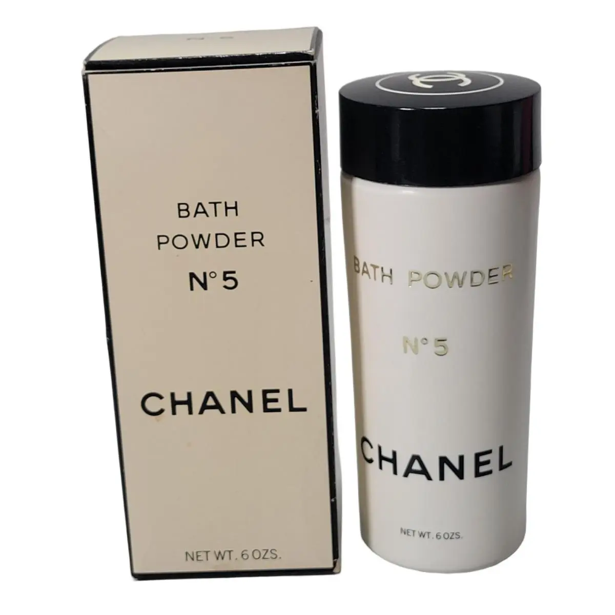 Vintage Chanel No 5 Talc Perfumed Bath Powder 6 oz
