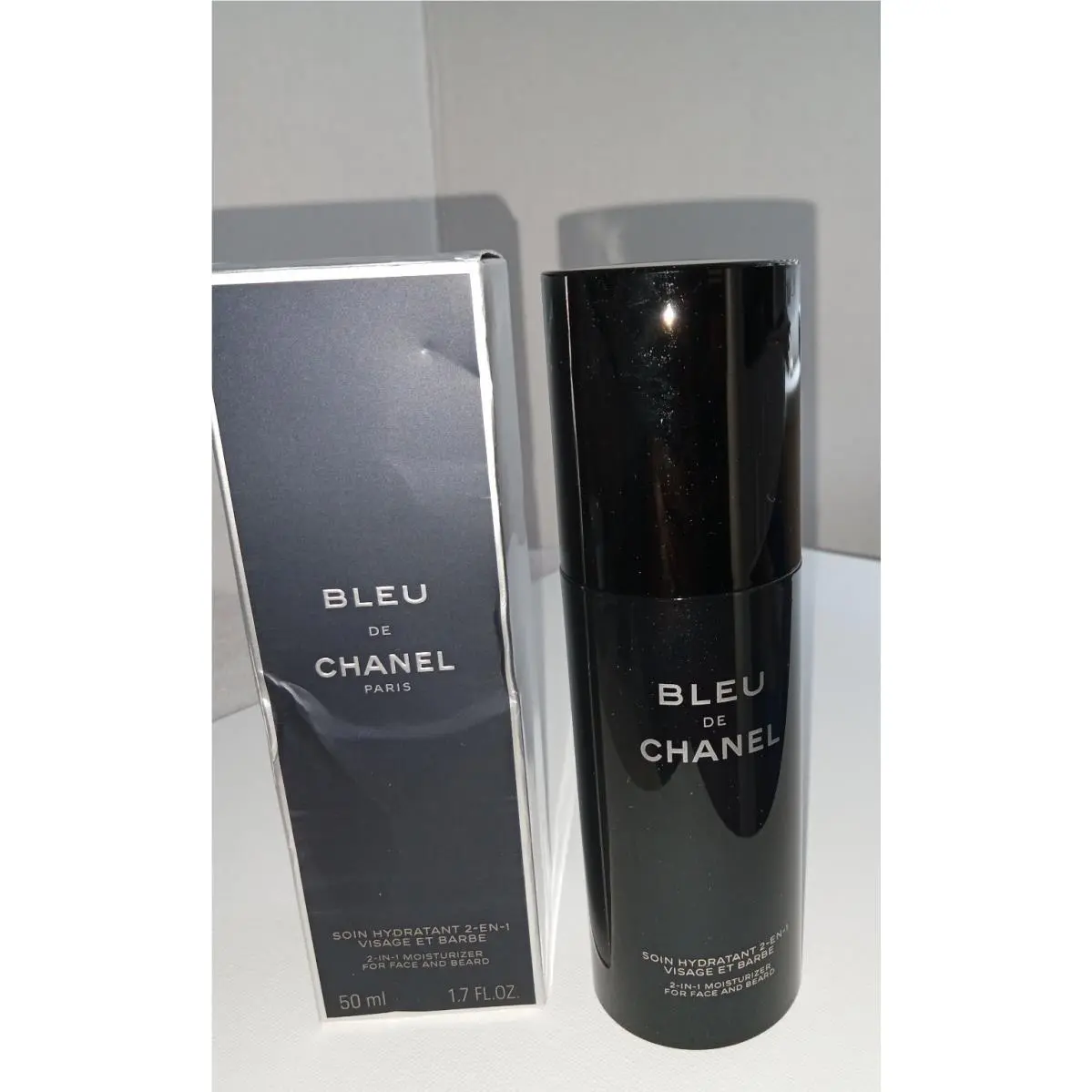Bleu De Chanel 2 In 1 Moisturizer For Face Beard 1.7 oz