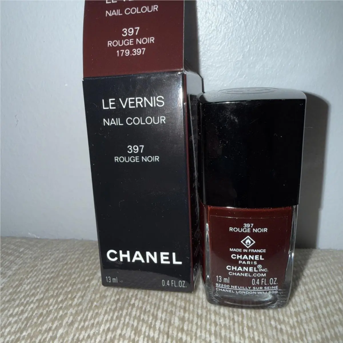 Chanel LE Vernis Nail Colour 397- Rouge Noir Spring 2026 Limited Edition