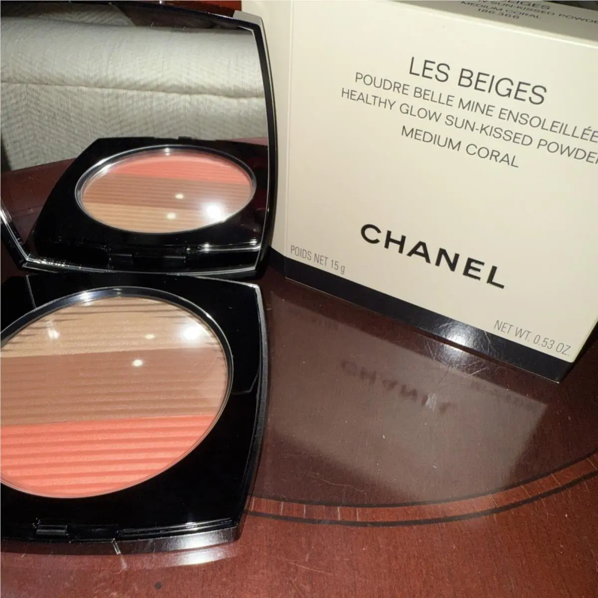 Chanel Les Beiges Oversized Healthy Glow Medium Coral Sun-kissed Powder
