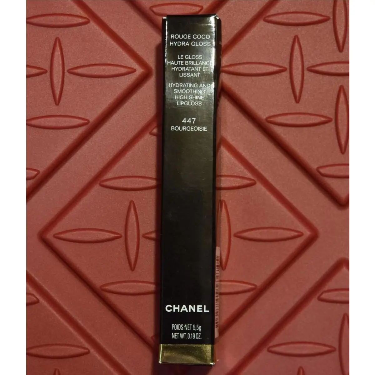 Rouge Coco Hydra Gloss 447 Bourgeoisie 0.19oz High Shine Lip Gloss by Chanel