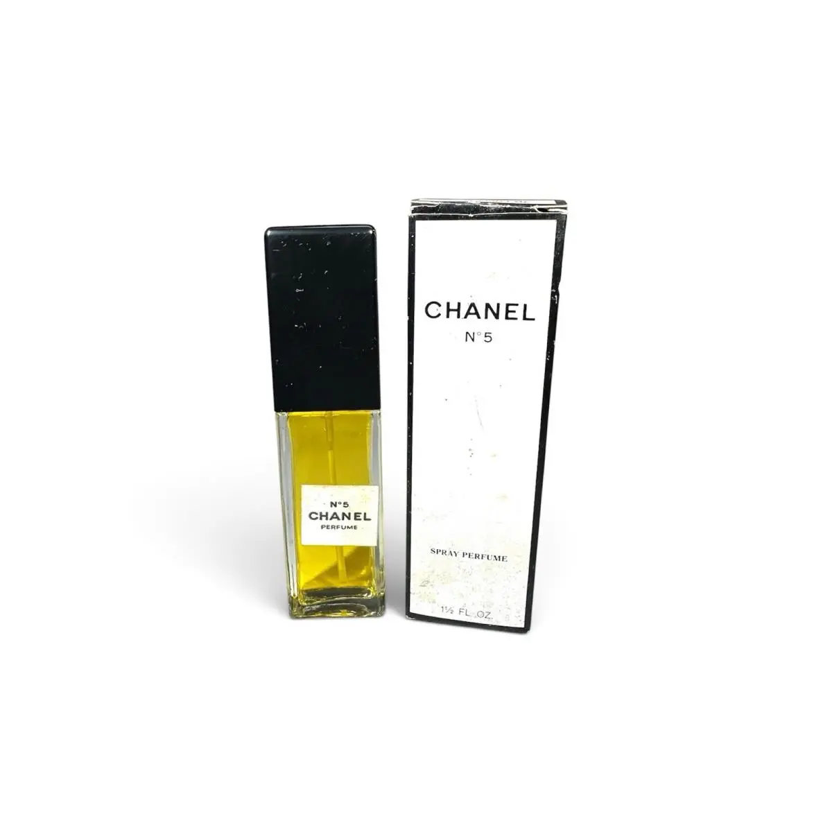 Vintage Chanel No. 5 Spray Perfume 1.5 oz Nos Store Stock 1980s