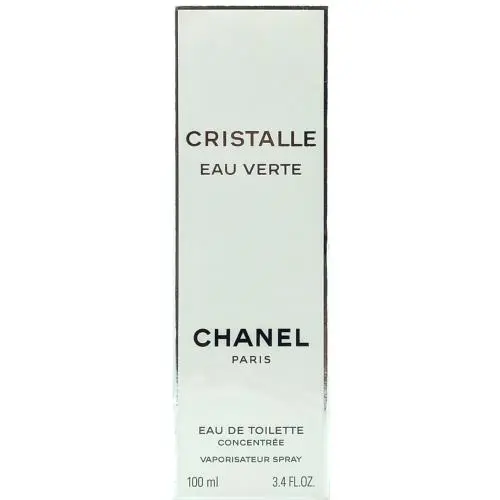 Chanel Cristalle Eau Verte Concentree Eau DE Toilette Spray Women 3.4 Oz / 100ml