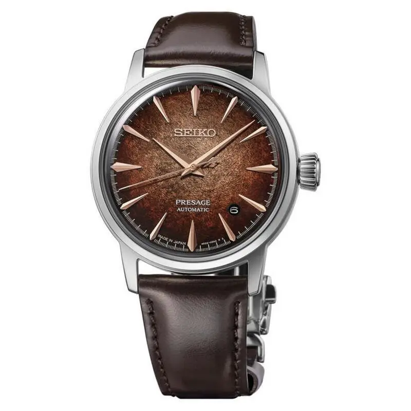 Seiko Usa Presage Automatic Brown Dial Men`s Watch HCB003