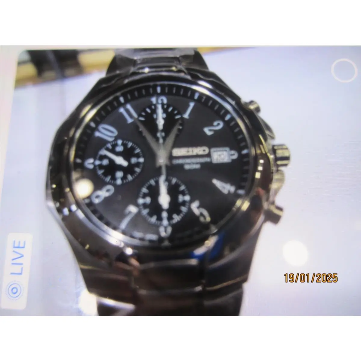 Seiko Men`s Watch Chrono All S/s