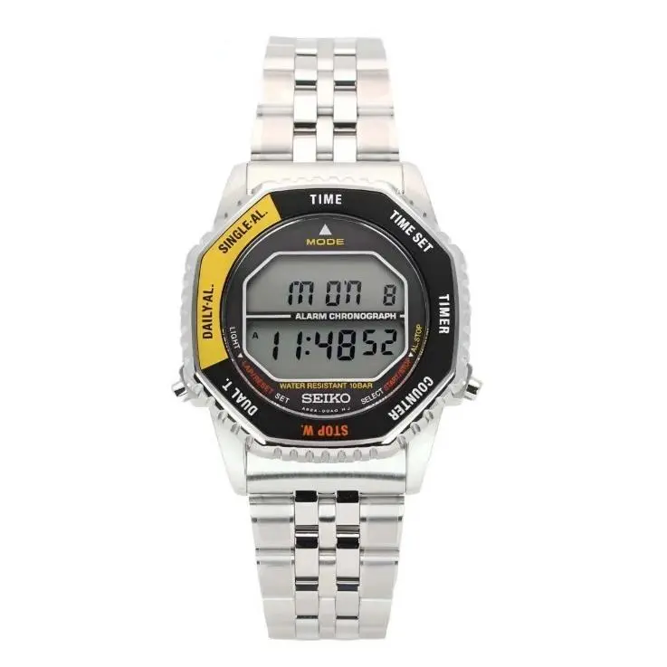 Seiko Watch - Digital -`rotocall` 1980`s Recraft Essentials SS - SMGG17