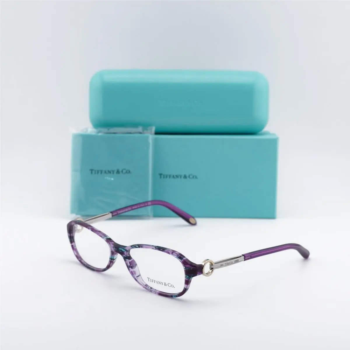 Tiffany Co. TF2066 8132 Plum Havana 52mm Eyeglasses