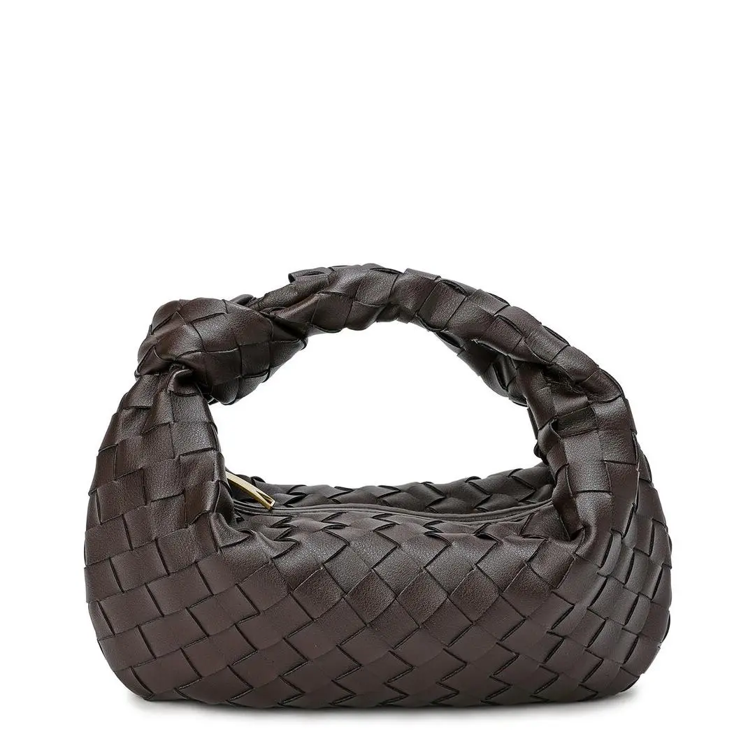 Tiffany Fred Paris Woven Leather Pouch Women`s Brown by Tiffany & Co.
