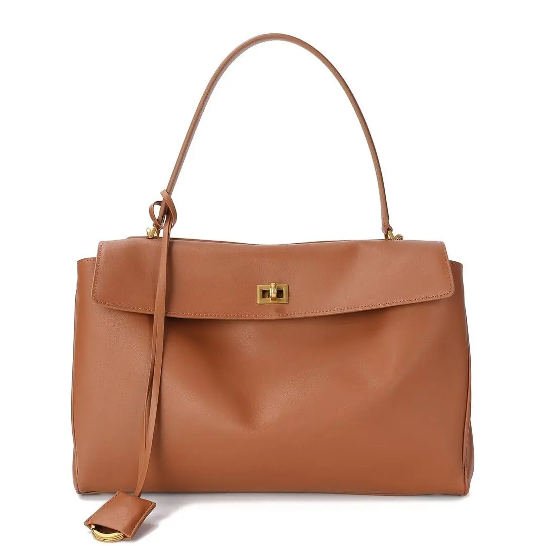 Tiffany Fred Paris Large Smooth Leather Tote Women`s