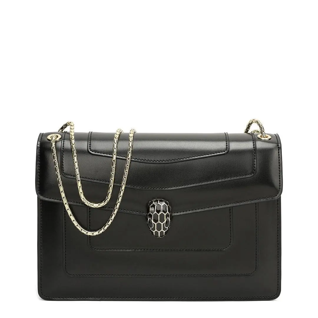 Tiffany Fred Paris Top-grain Leather Satchel Women`s Black by Tiffany & Co.