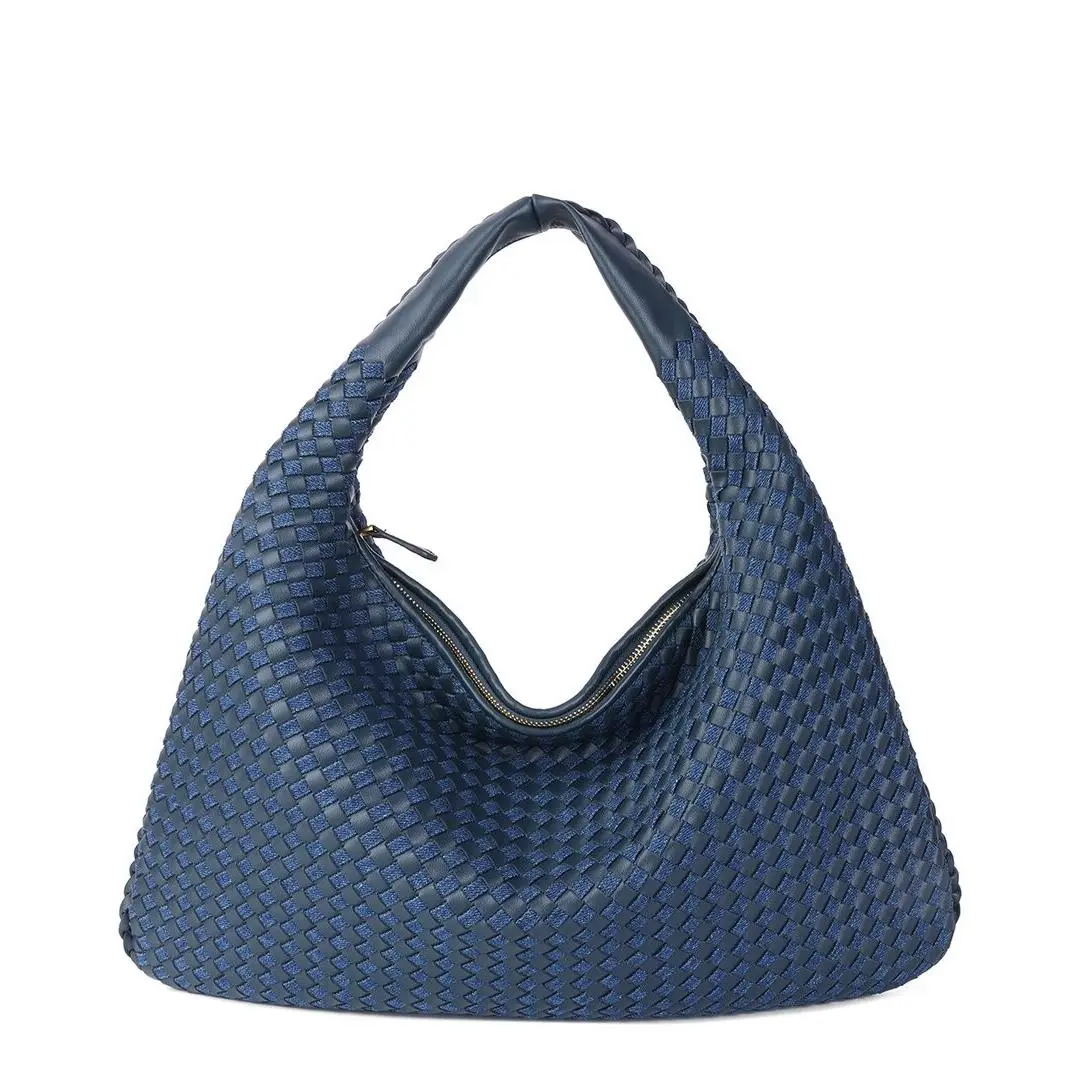 Tiffany Fred Paris Leather Tote Women`s Navy by Tiffany & Co.