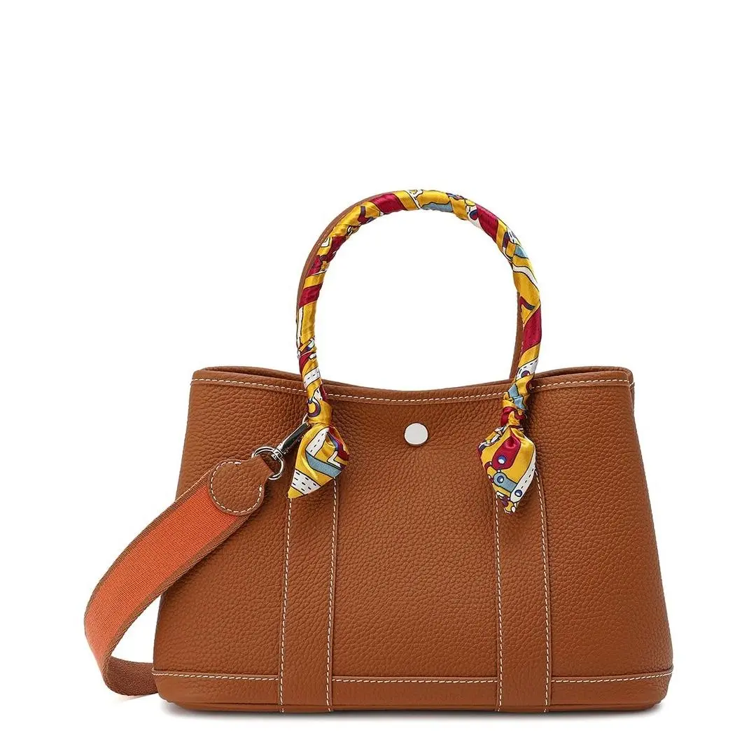 Tiffany Fred Paris Fold-over Smooth Leather Crossbody Women`s Caramel