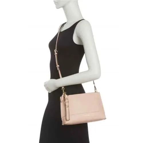 Calvin Klein Pale Blush Pink Sonoma Crossbody Handbag Purse