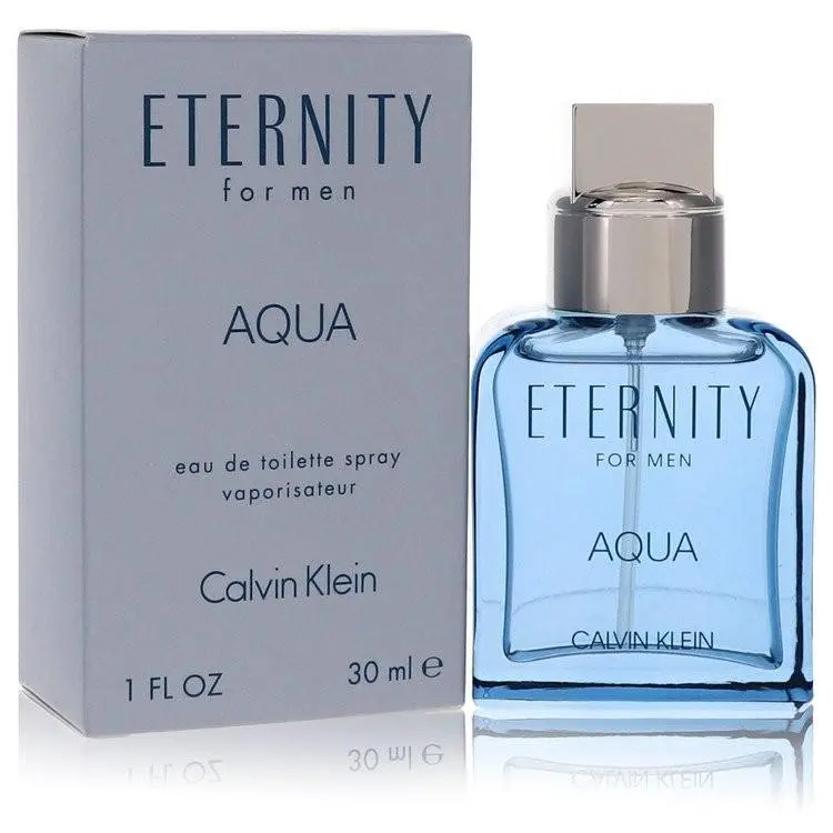 Eternity Aqua by Calvin Klein Eau De Toilette Spray 1 oz / e 30 ml