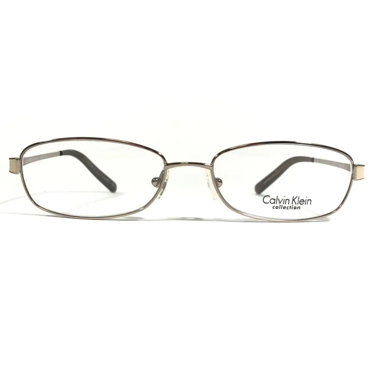 Calvin Klein CK7417 705 Eyeglasses Frames Gold Rectangular Wire Rim 53-16-140