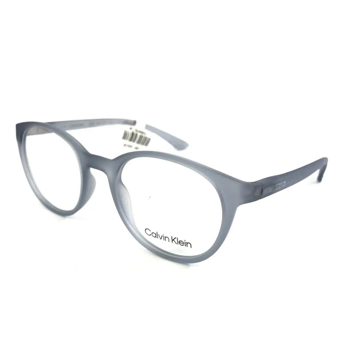 Calvin Klein Eyeglasses Frames CK19570 070 Matte Gray Round Full Rim 50-20-145