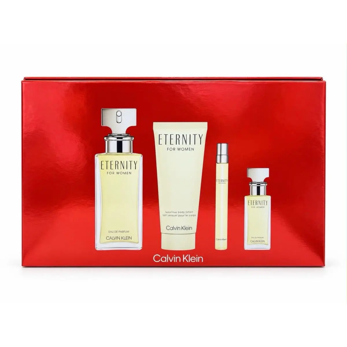 Eternity By Calvin Klein 4pc Gift Set For Women