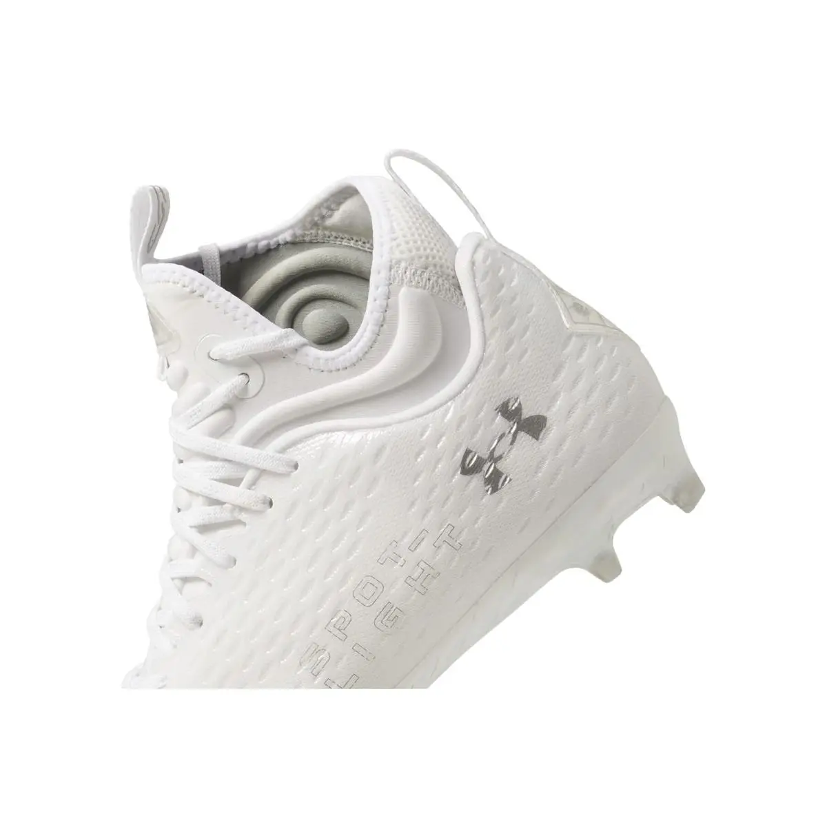 Under Armour shoes - White/White/Metallic Silver 10