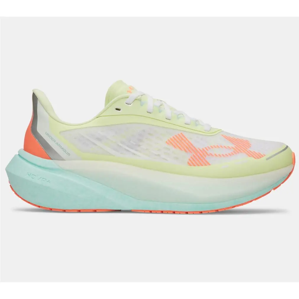 Under Armour shoes - Under Armour Veloce - Veloce - White / Refresh Mint / Electric Tangerine - 105 4