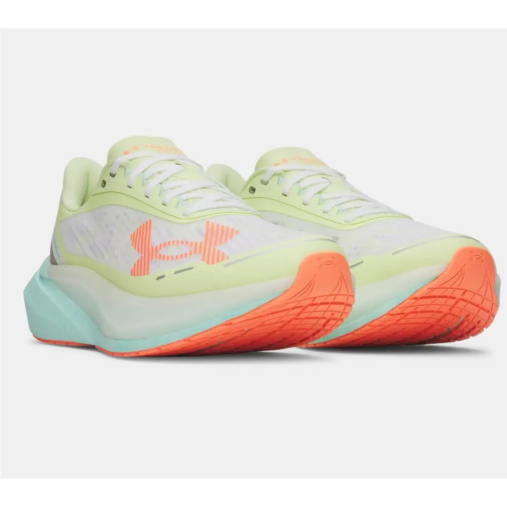 Under Armour shoes - Under Armour Veloce - Veloce - White / Refresh Mint / Electric Tangerine - 105 7