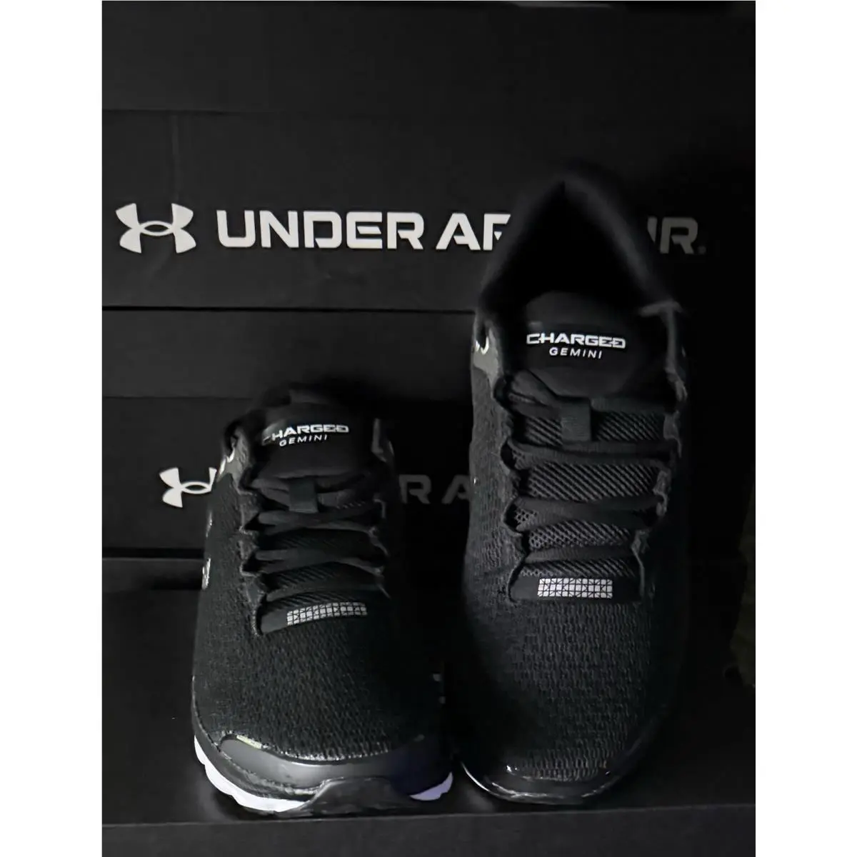Under Armour shoes - Under Armour Charged Gemini - Charged Gemini - 3026501 001 - Black/White 2