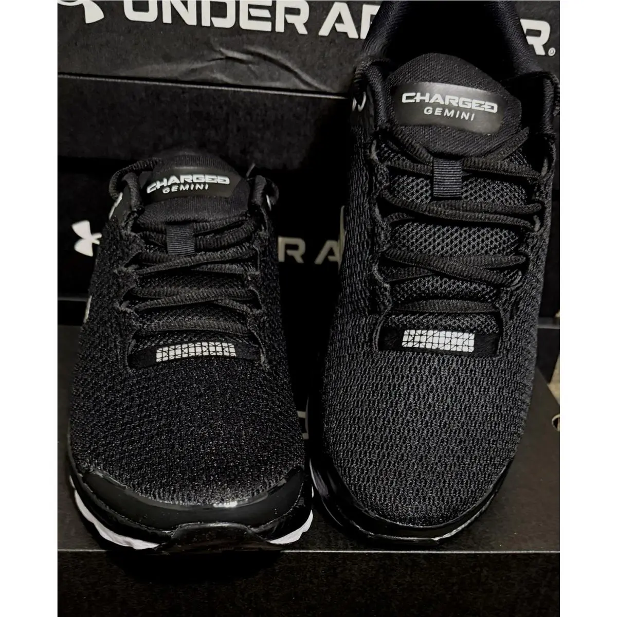 Under Armour shoes - Under Armour Charged Gemini - Charged Gemini - 3026501 001 - Black/White 10