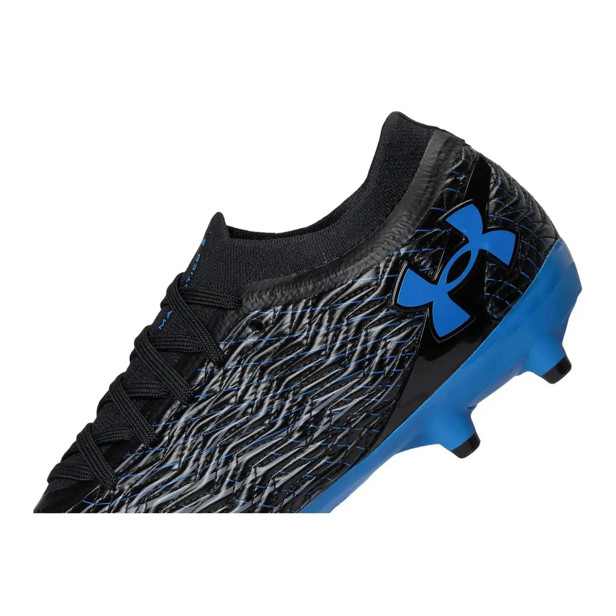 Under Armour shoes - Black/Titan Gray/Blue Atlantis 4