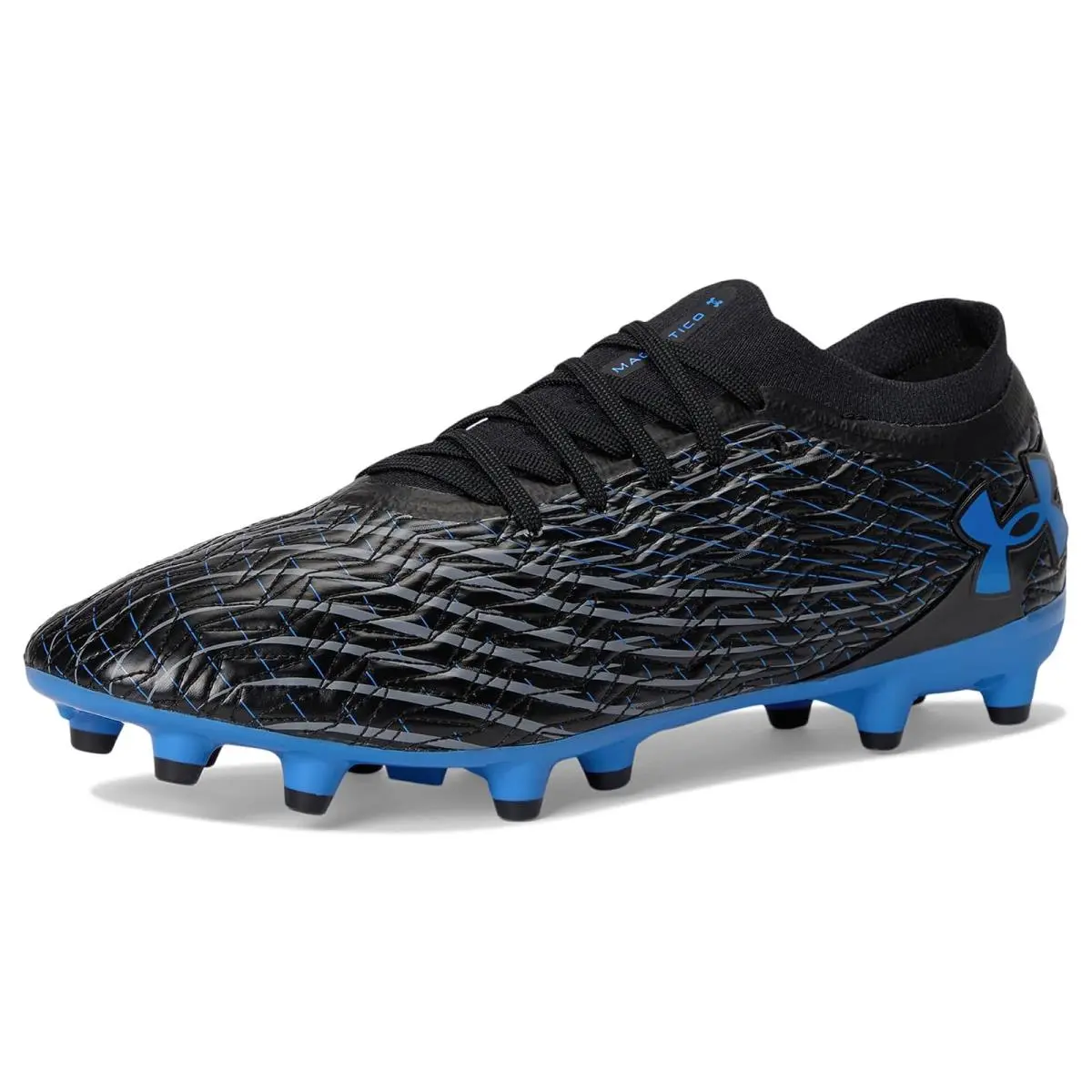 Under Armour shoes - Black/Titan Gray/Blue Atlantis 5