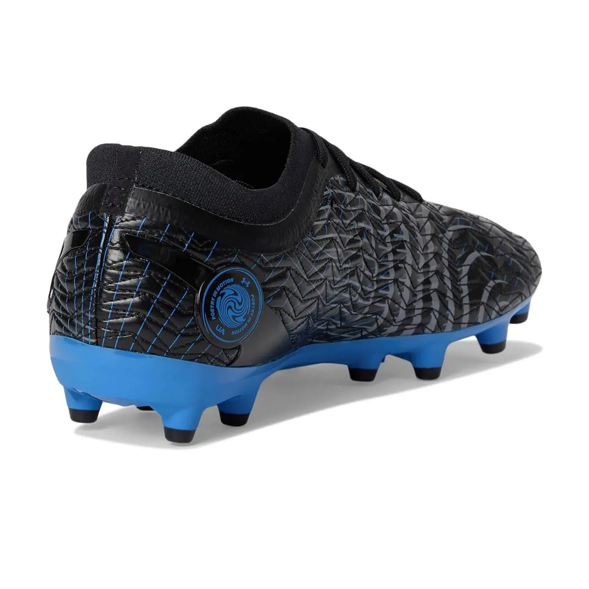 Under Armour shoes - Black/Titan Gray/Blue Atlantis 10