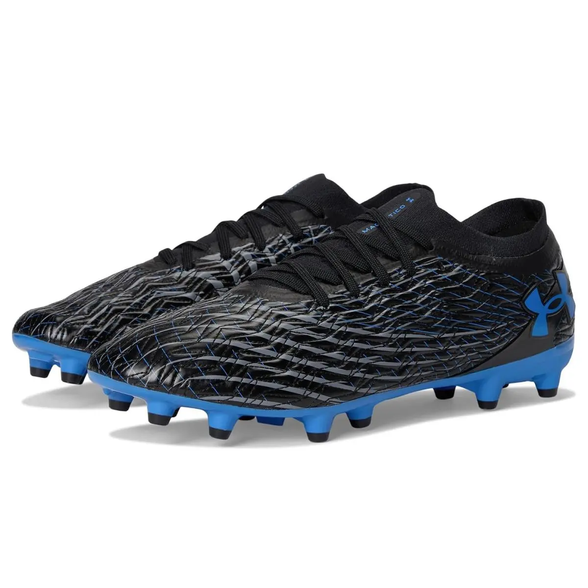Under Armour shoes - Black/Titan Gray/Blue Atlantis 6