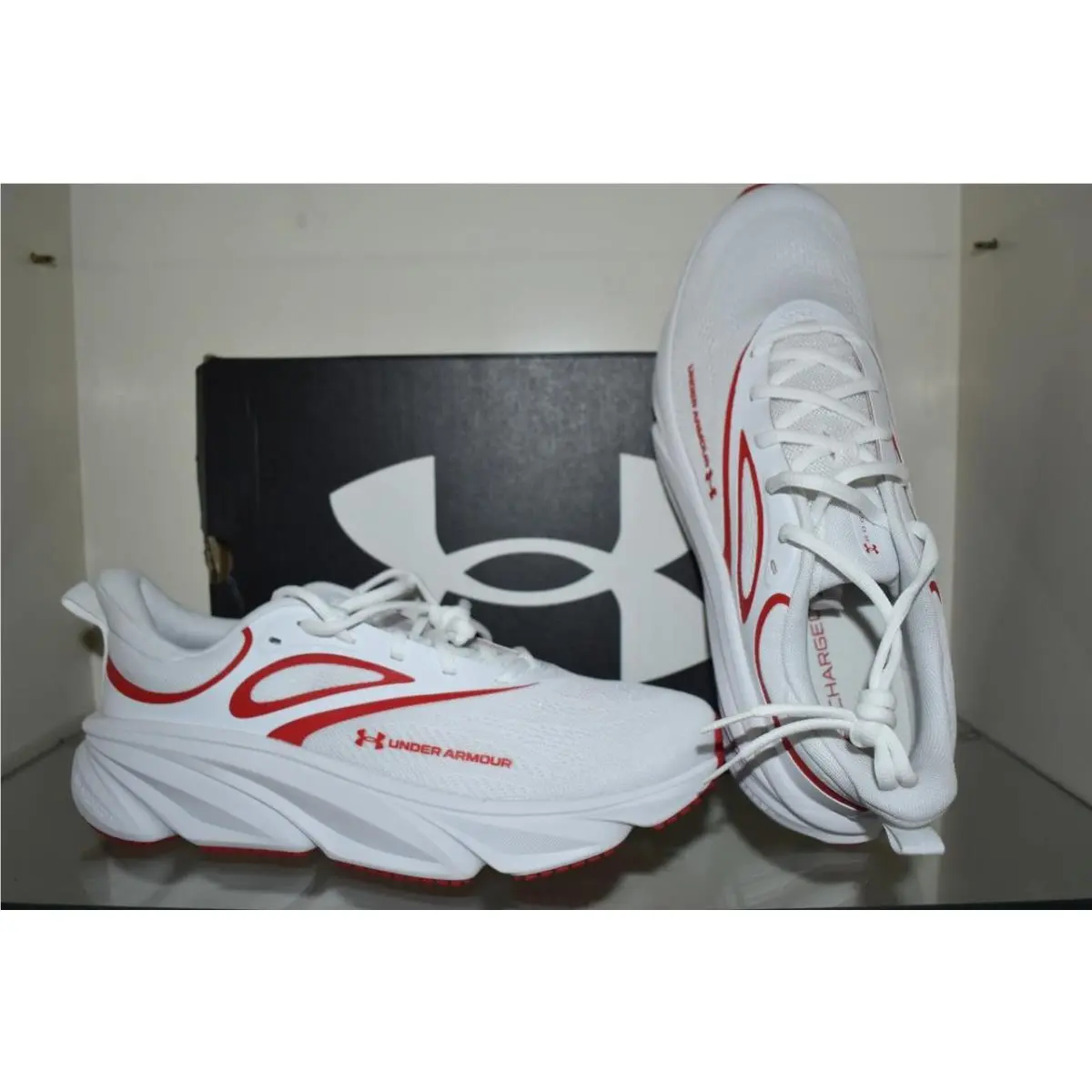 Under Armour shoes - Under Armour Men`s Rogue 6 - 6006719 102 - White 3