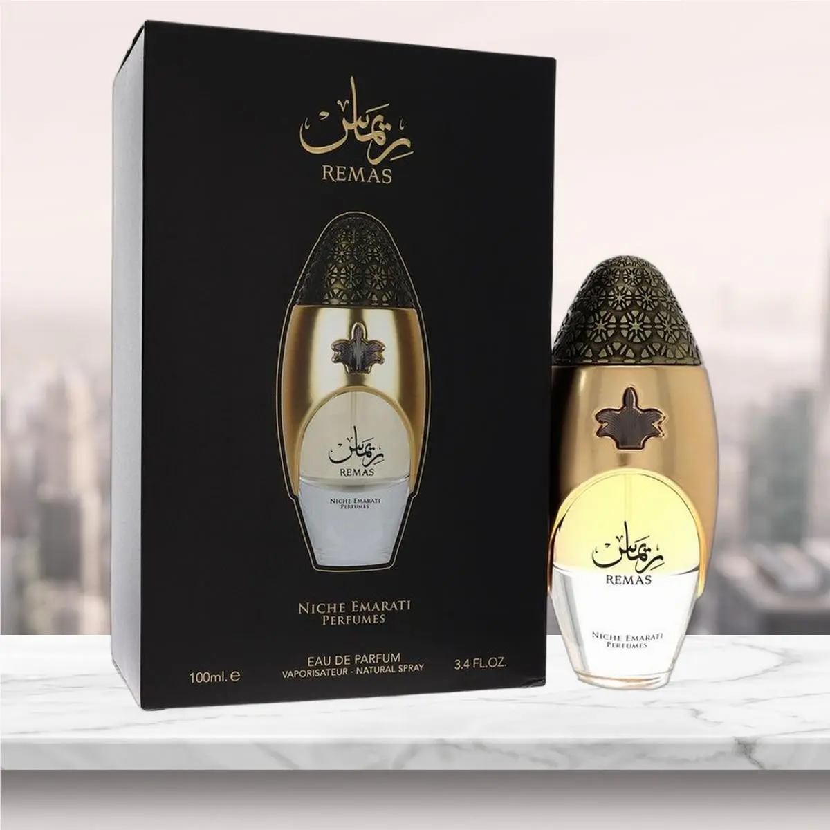 Niche Emarati Remas Eau De Parfum Spray Unisex By Lattafa - 3.4 oz