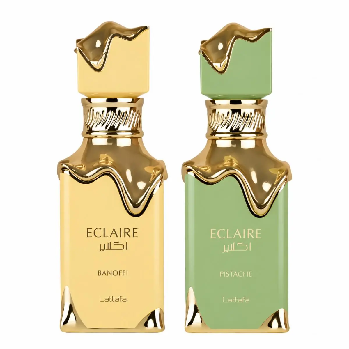 Eclaire Banoffi Eclaire Pistache by Lattafa Edp 3.4 oz Bundle