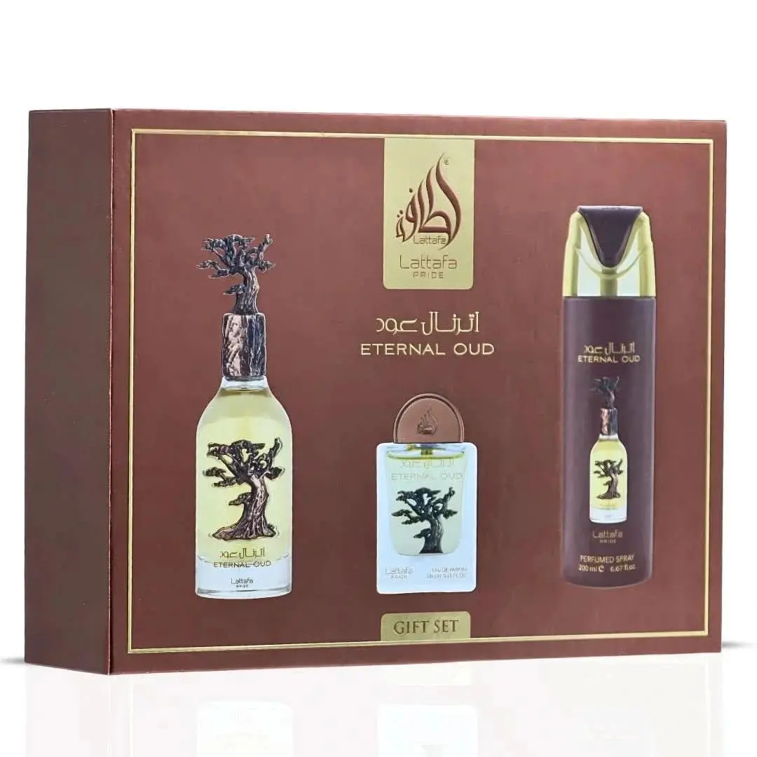 Lattafa Pride Eternal Oud 3-Piece Eau de Parfum Gift Set Gift Set