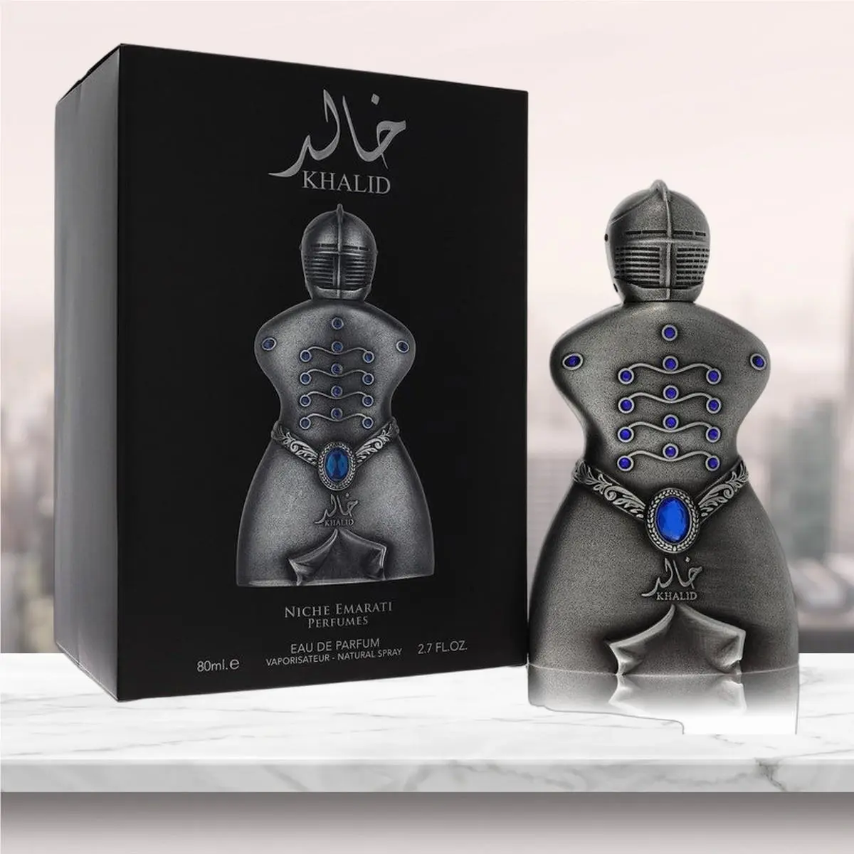 Niche Emarati Khalid Eau De Parfum Spray Unisex By Lattafa - 2.7 oz