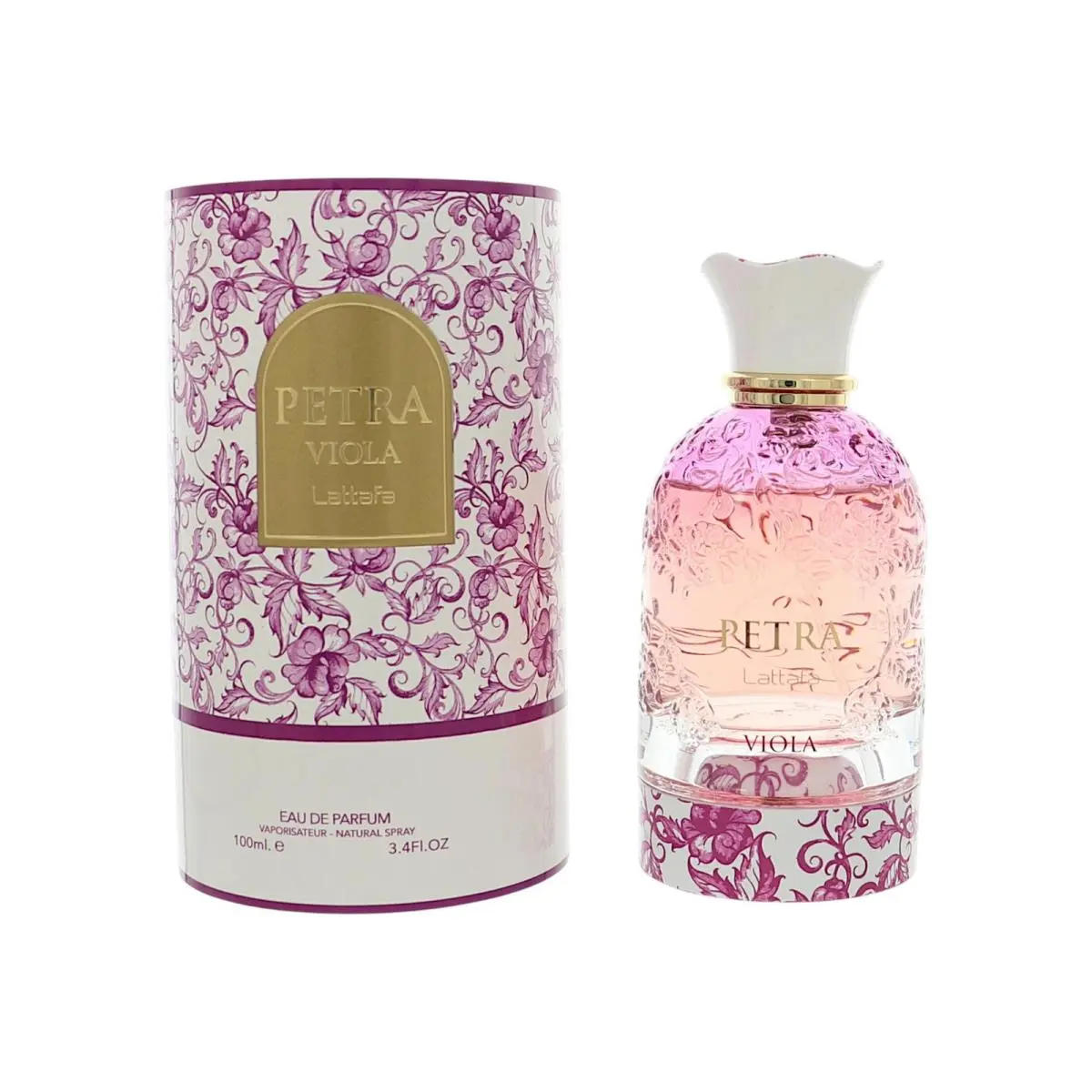 Petra Viola by Lattafa Box For Women 3.4 Oz Eau De Parfum Spray