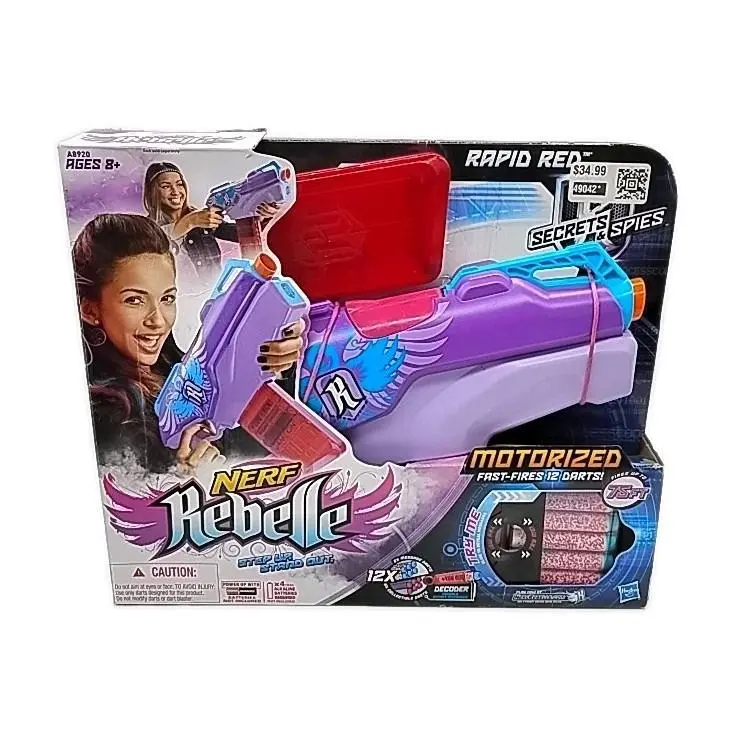 Nerf Rebelle Secret Shot Purple Blaster 2014 Storage Dust
