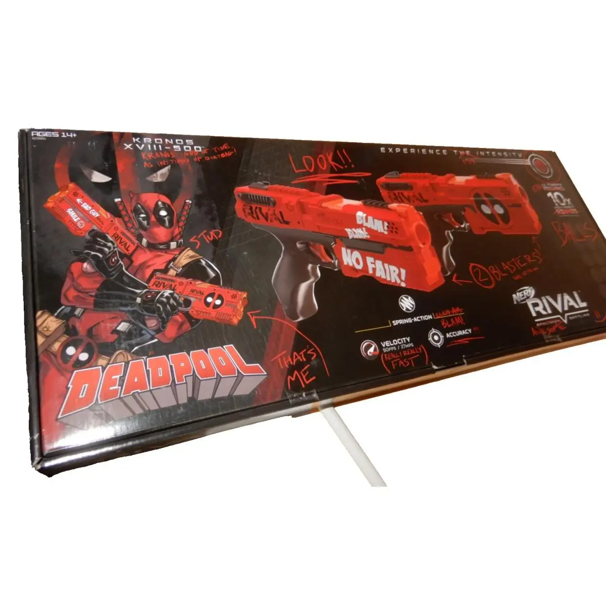 2017 Nerf Rival Deadpool Kronos XVIII-500 Dual Pack Pistol Set