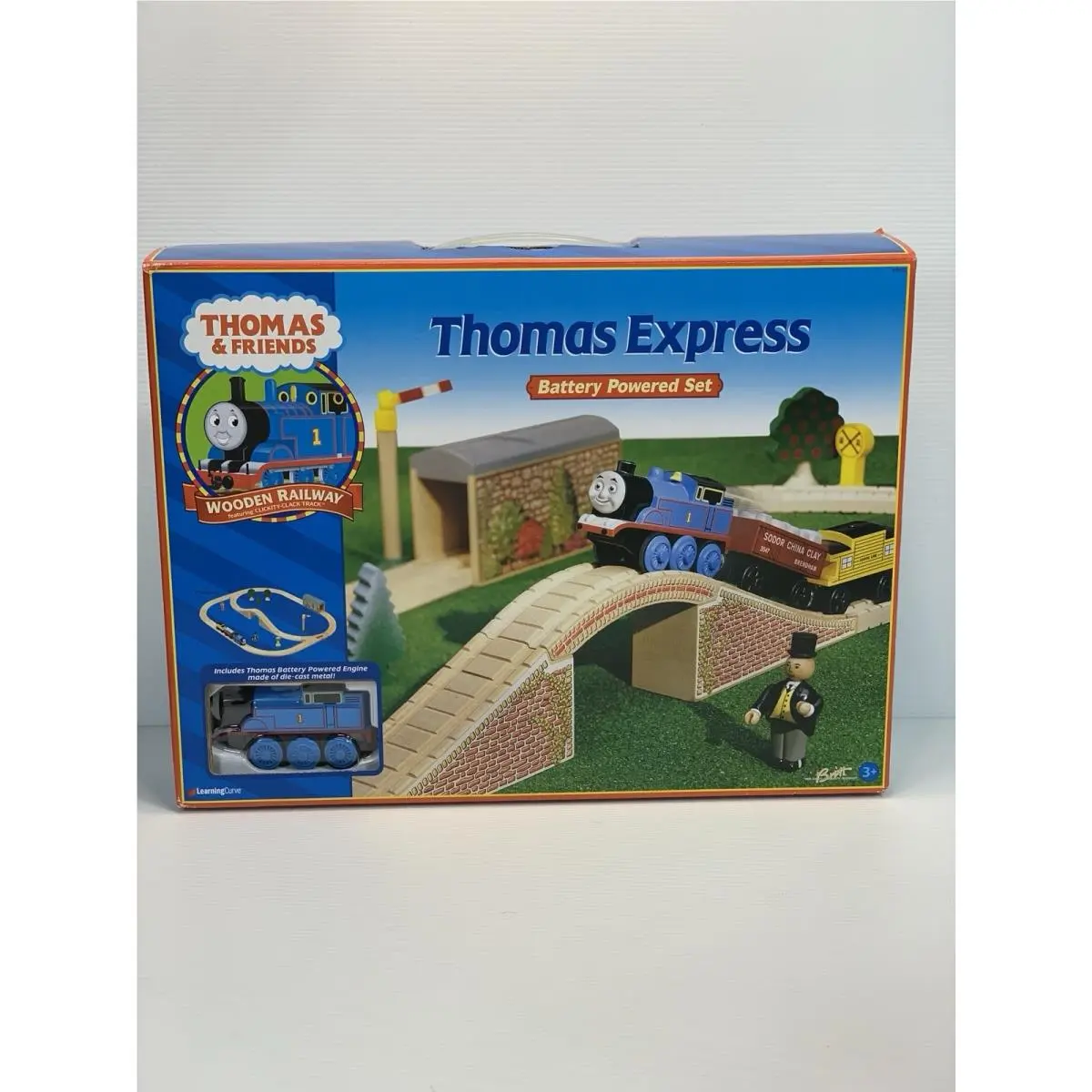 2000 Thomas Friends Thomas Express Set - Learning Curve 99710 - Wood
