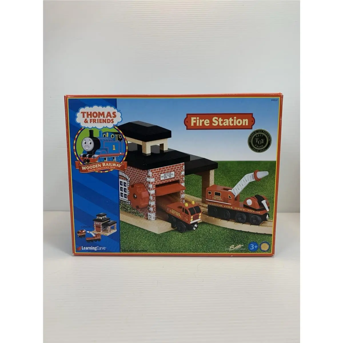 2000 Thomas Friends Fire Station - Learning Curve 99337 - Wood