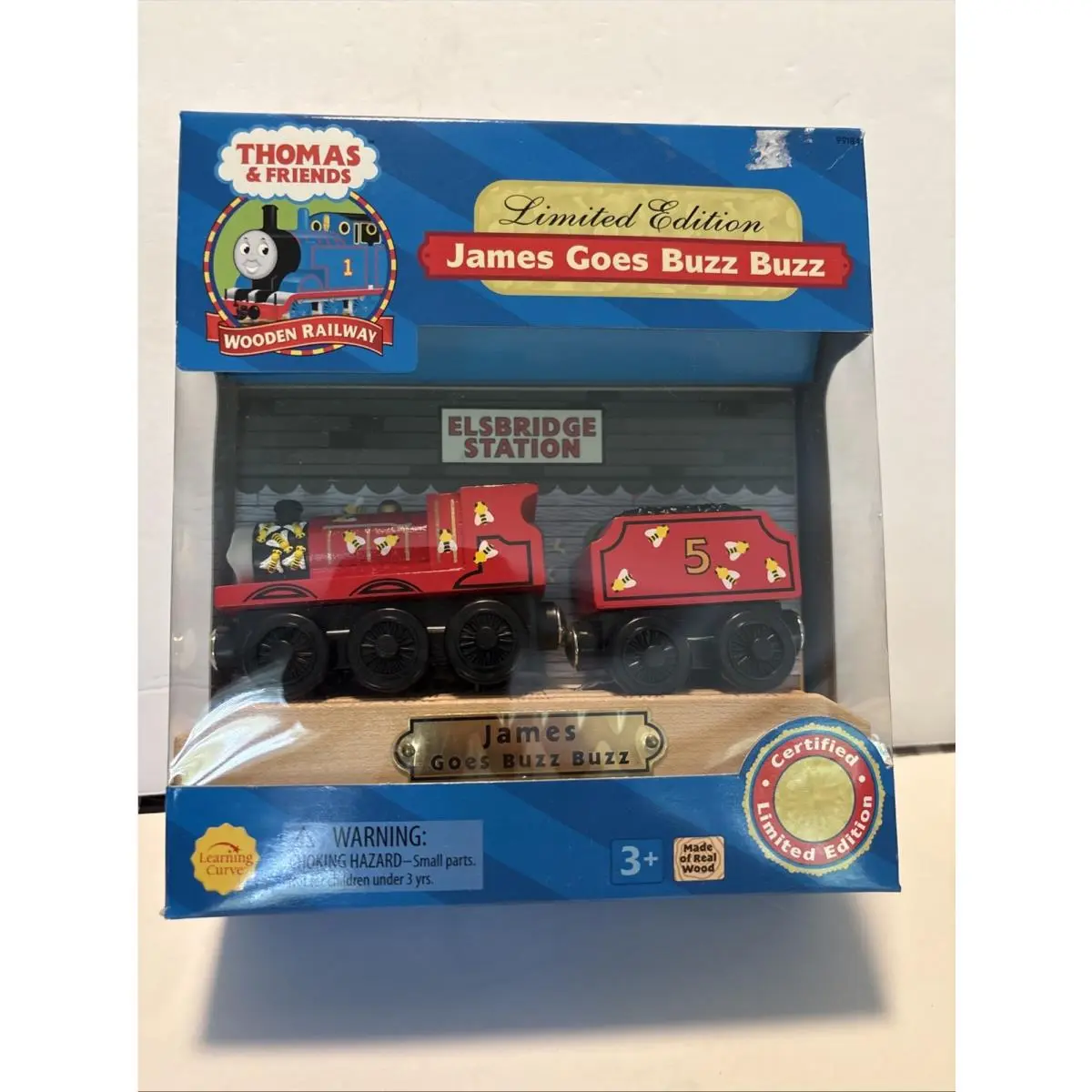 2003 Thomas Friends Wooden Railway Limited Edition James Goes Buzz Buzz Nip