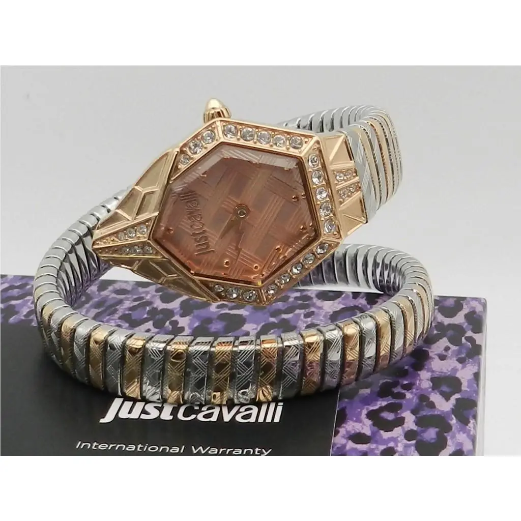Women`s Rose Stainless Steel Bracelet Watch 23mm by Just Cavalli