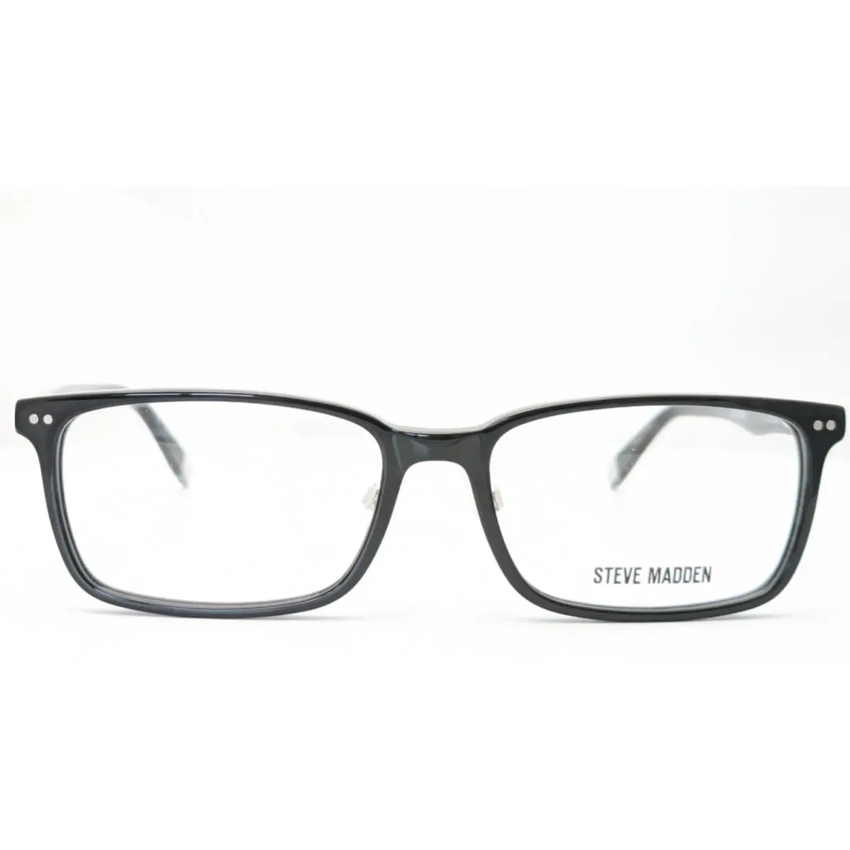 Adrick Black Men`s Eyeglasses Frames 55-16-150 by Steve Madden