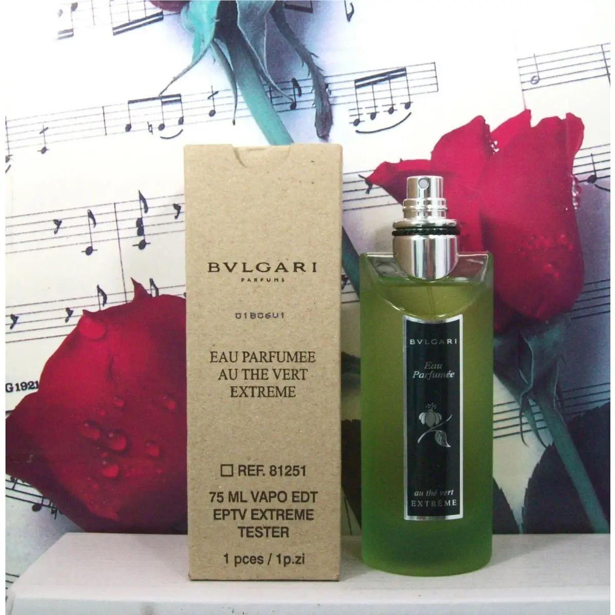 Bvlgari Eau Parfumee Au The Vert Extreme Edt Spray 2.5 Fl. Oz. Ntwb