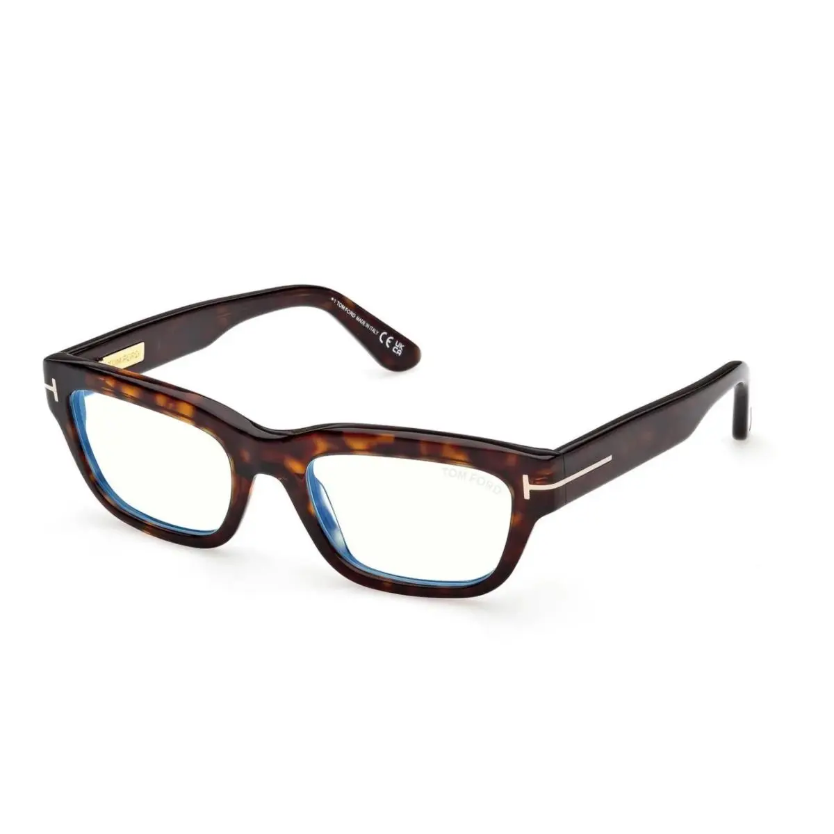 Tom Ford TF6045-B 052 Havana Clear/blue Light Block Lenses Eyeglasses Frame