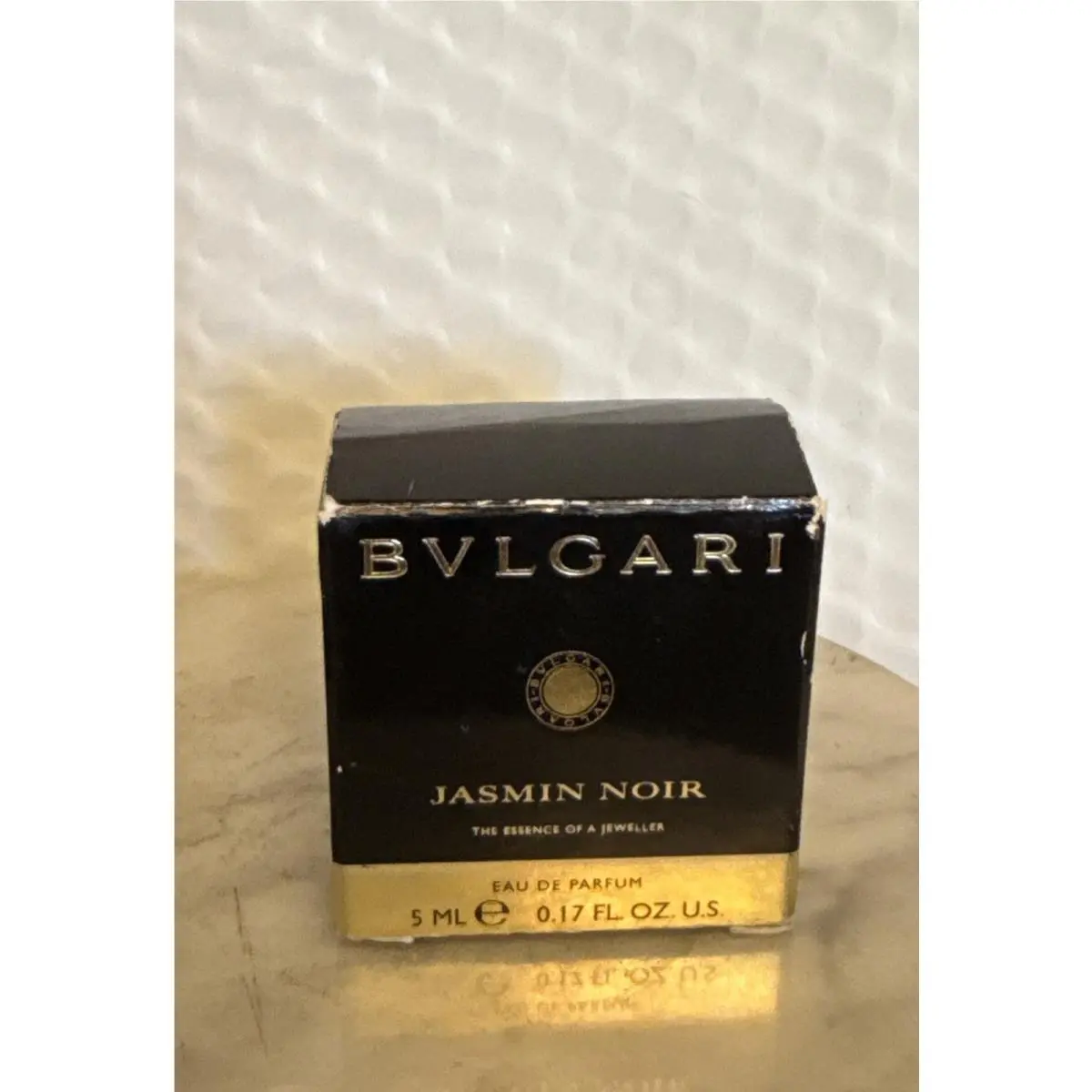 Vintage Bvlgari Jasmin Noir Edp 5ml/0.17fl.oz. Eau De Parfum Box Bulgari
